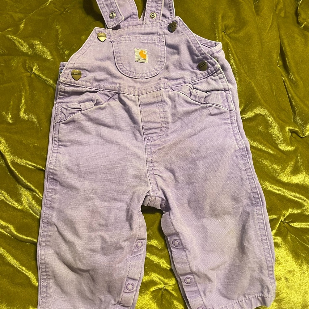 Carhartt Lavender/Purple Kids One-Piece Overalls